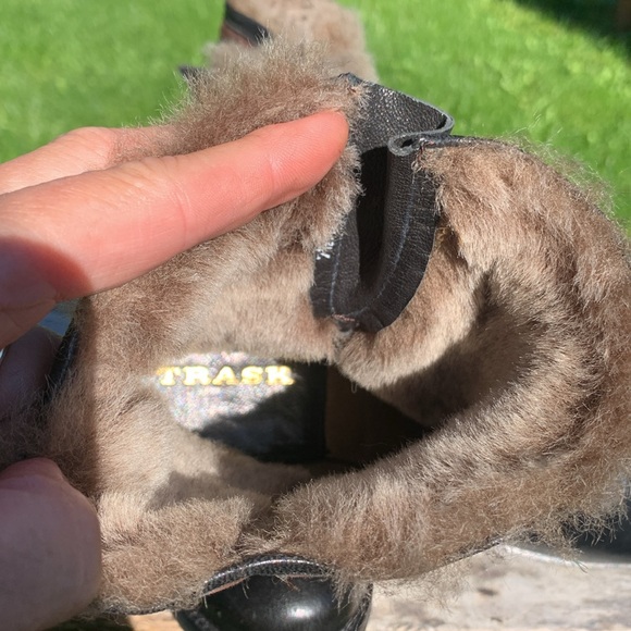 Trask Shearling Lined Moto Boots Brenna - Picture 9 of 13